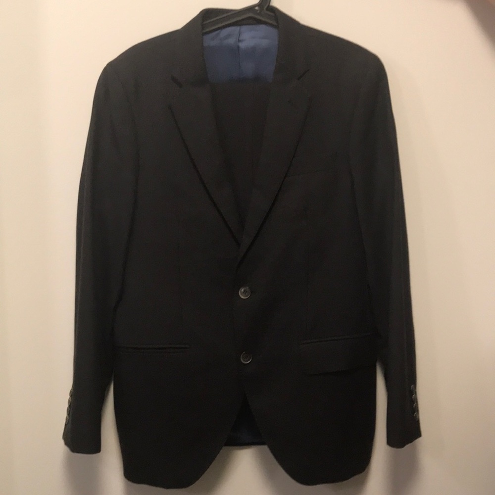 Hackett London Dark Gray Full Suit